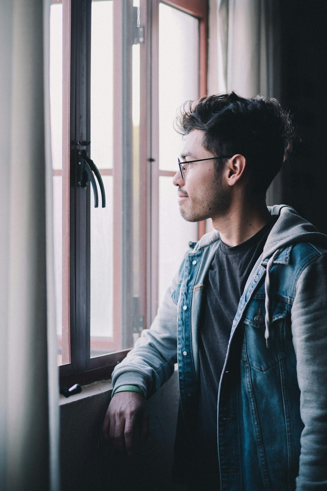 man reflecting on personal growth