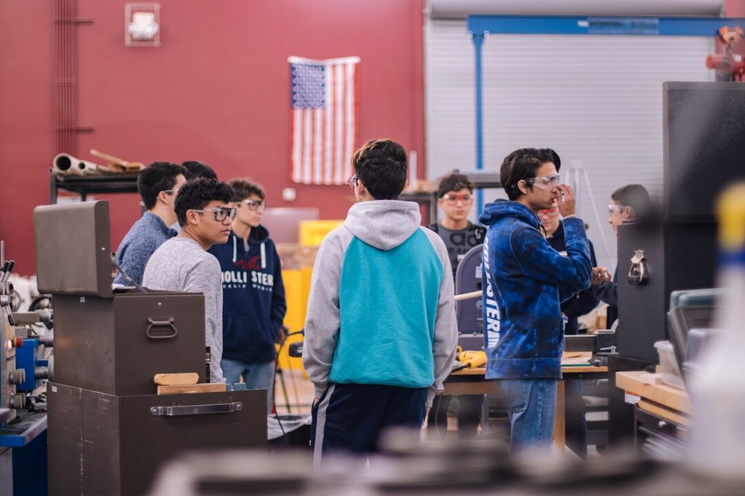 group discussion in workshop
