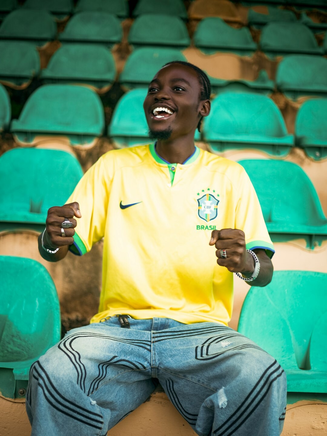 Portrait of a smiling Brazilian man